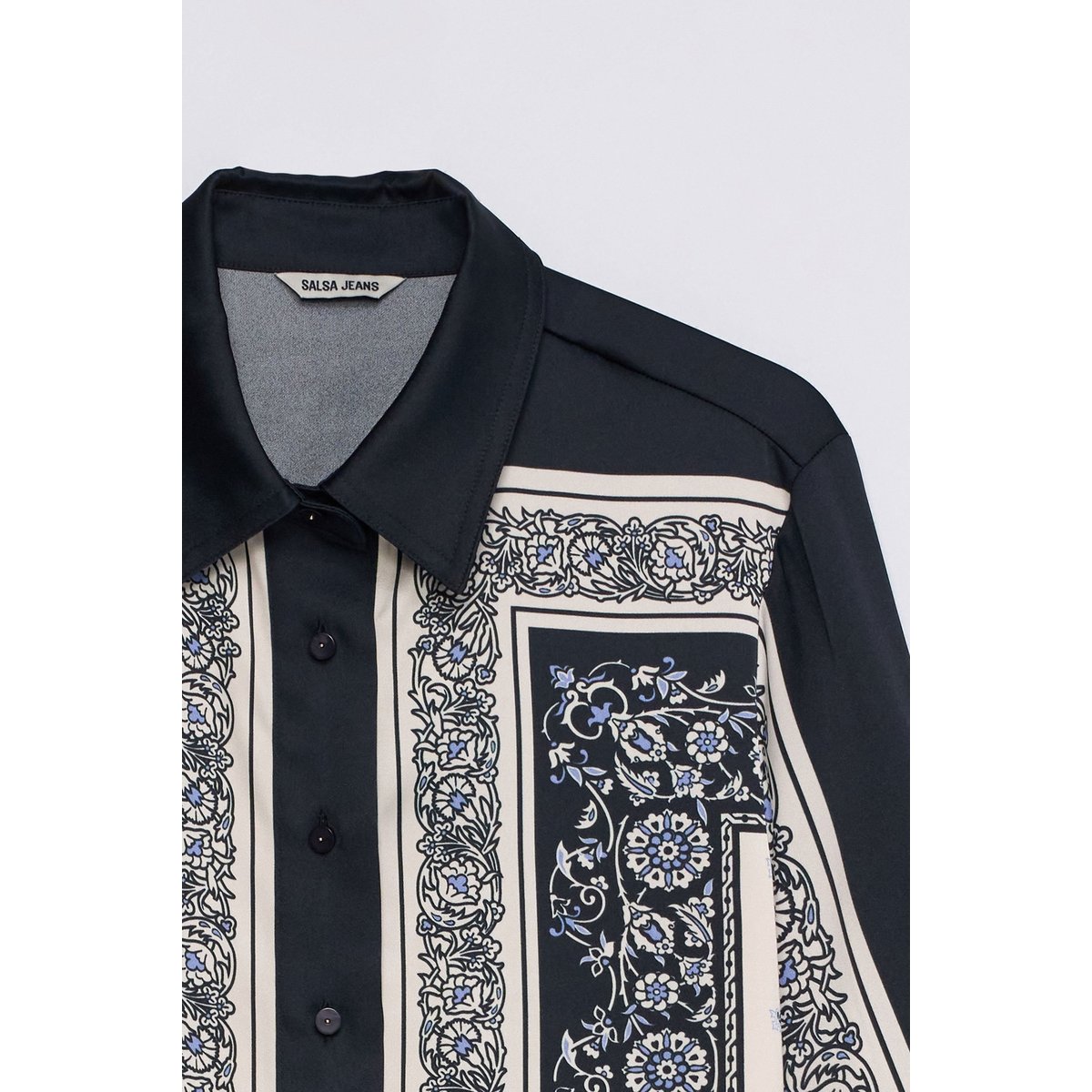 CHEMISE À MOTIF bleu, SALSA JEANS