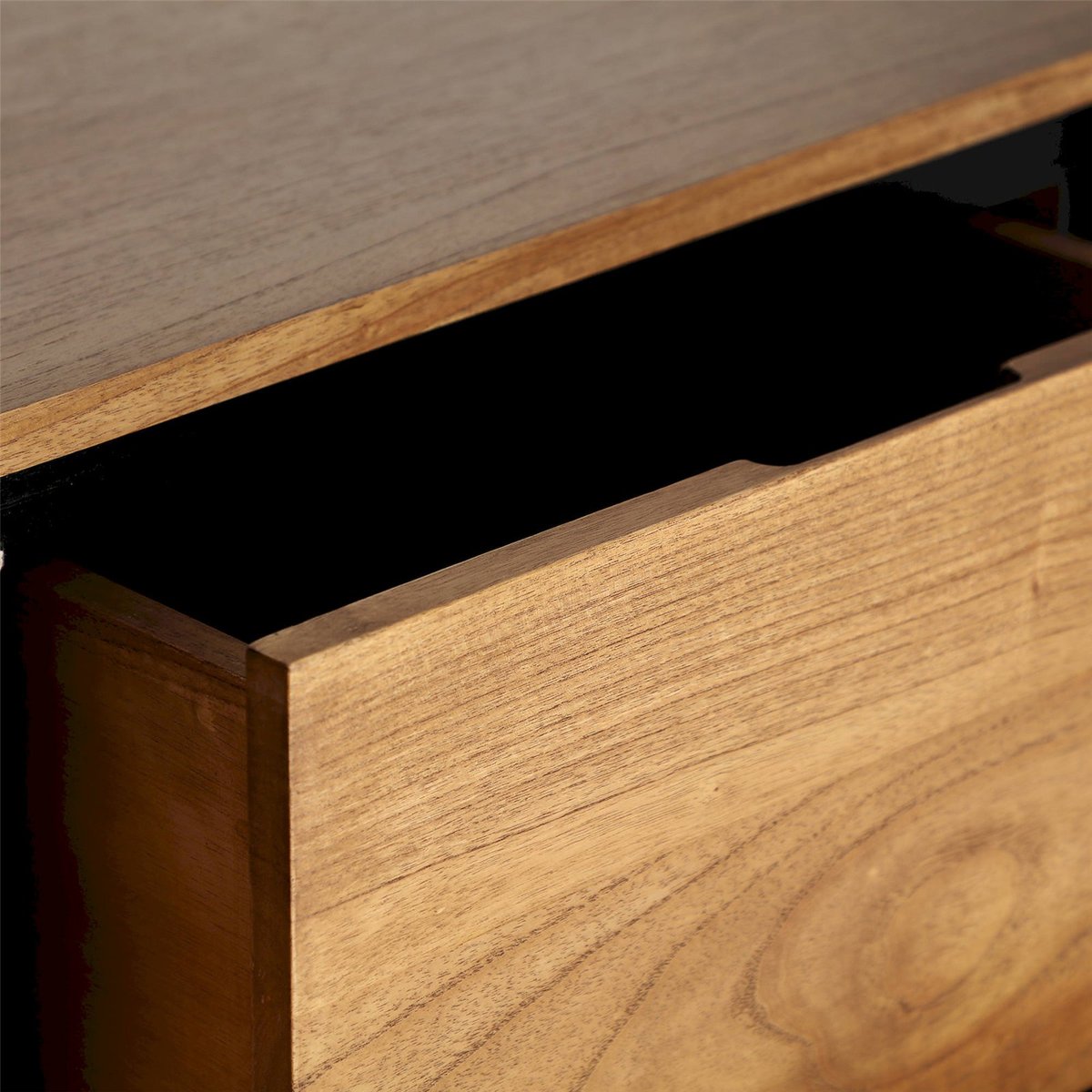 Buffet scandinave en bois mindi, Style épuré chêne clair naturel, RECOLLECTION
