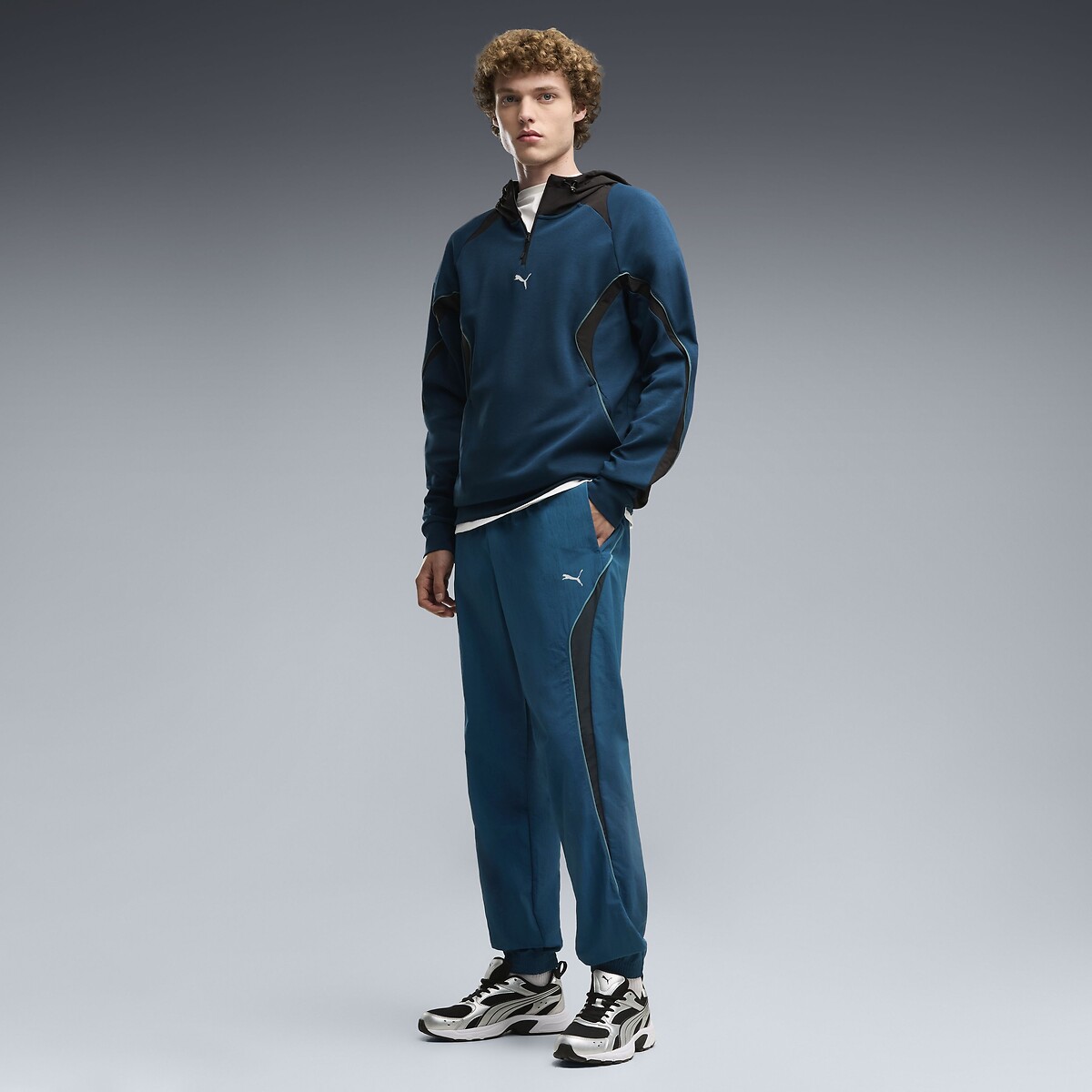 Pantalon de sport bleu vert, PUMA