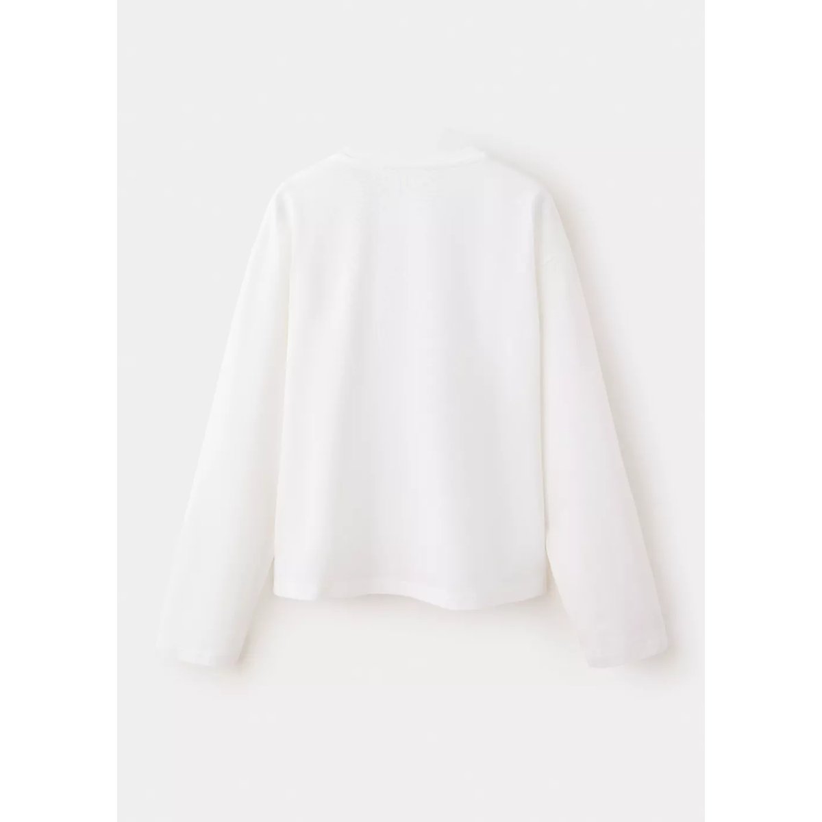 T-shirt détail imprimé blanc cassé, MANGO KIDS