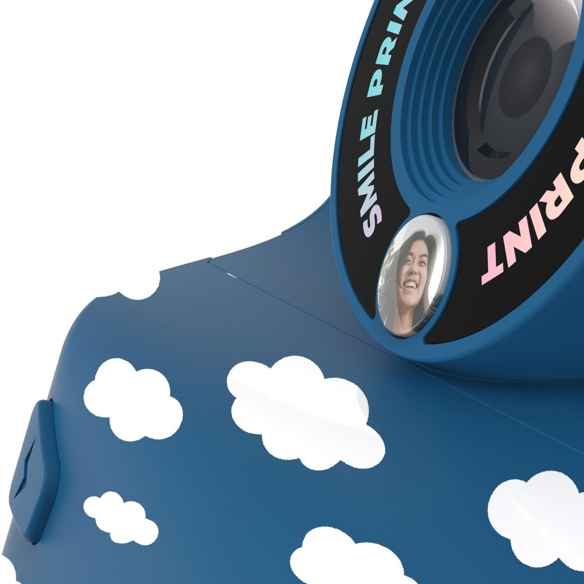 Appareil photo PixiPrint bleu, blanc, MOB