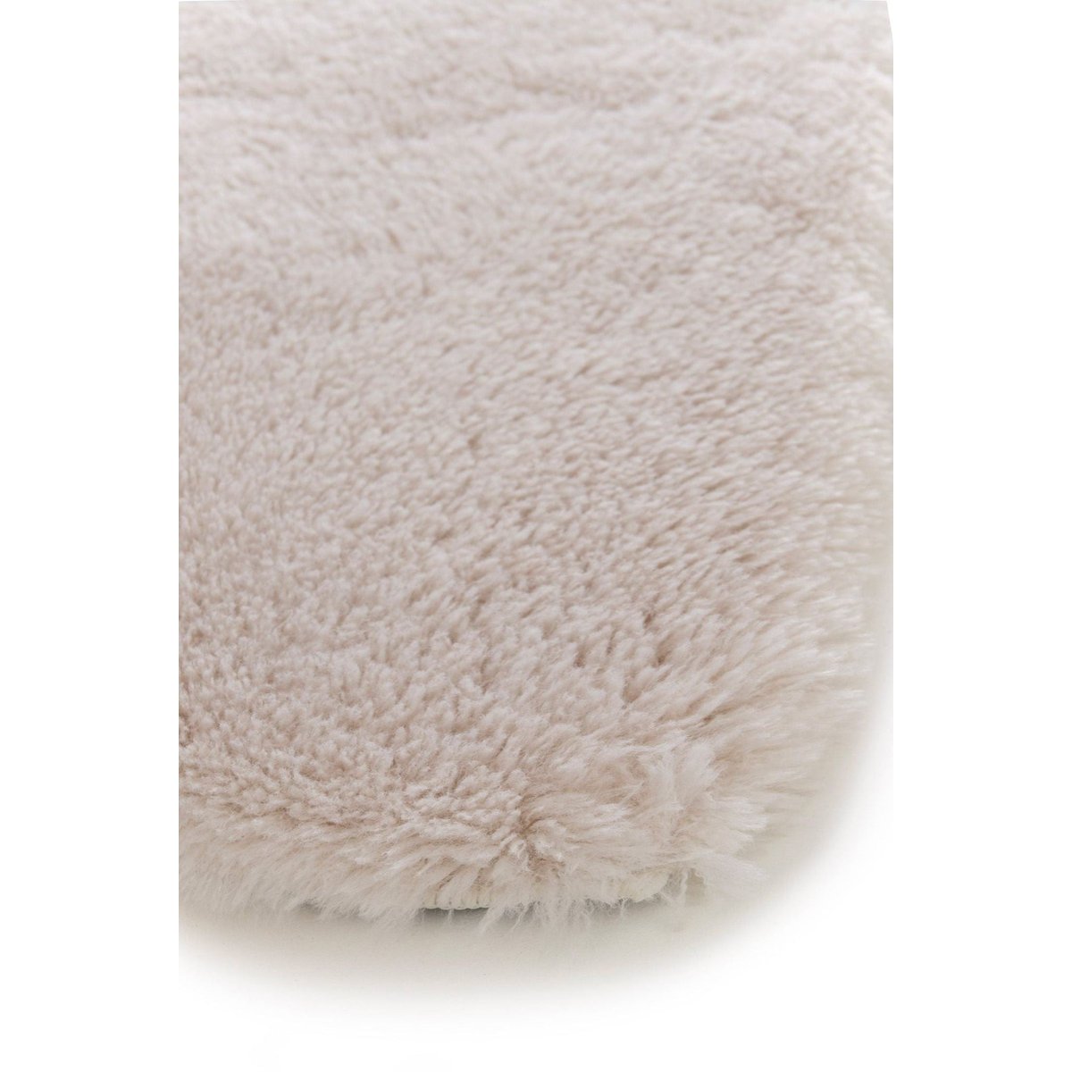Tapis shaggy ultra-doux forme organique DUVKA beige sable, AFK LIVING