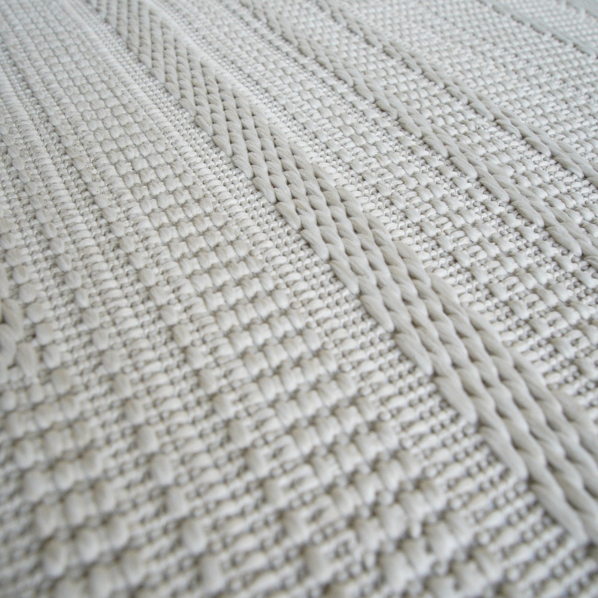 Tapis aspect jute ivoire JUTA ASPECT BORDER LINE ivoire, borderline, THE DECO FACTORY