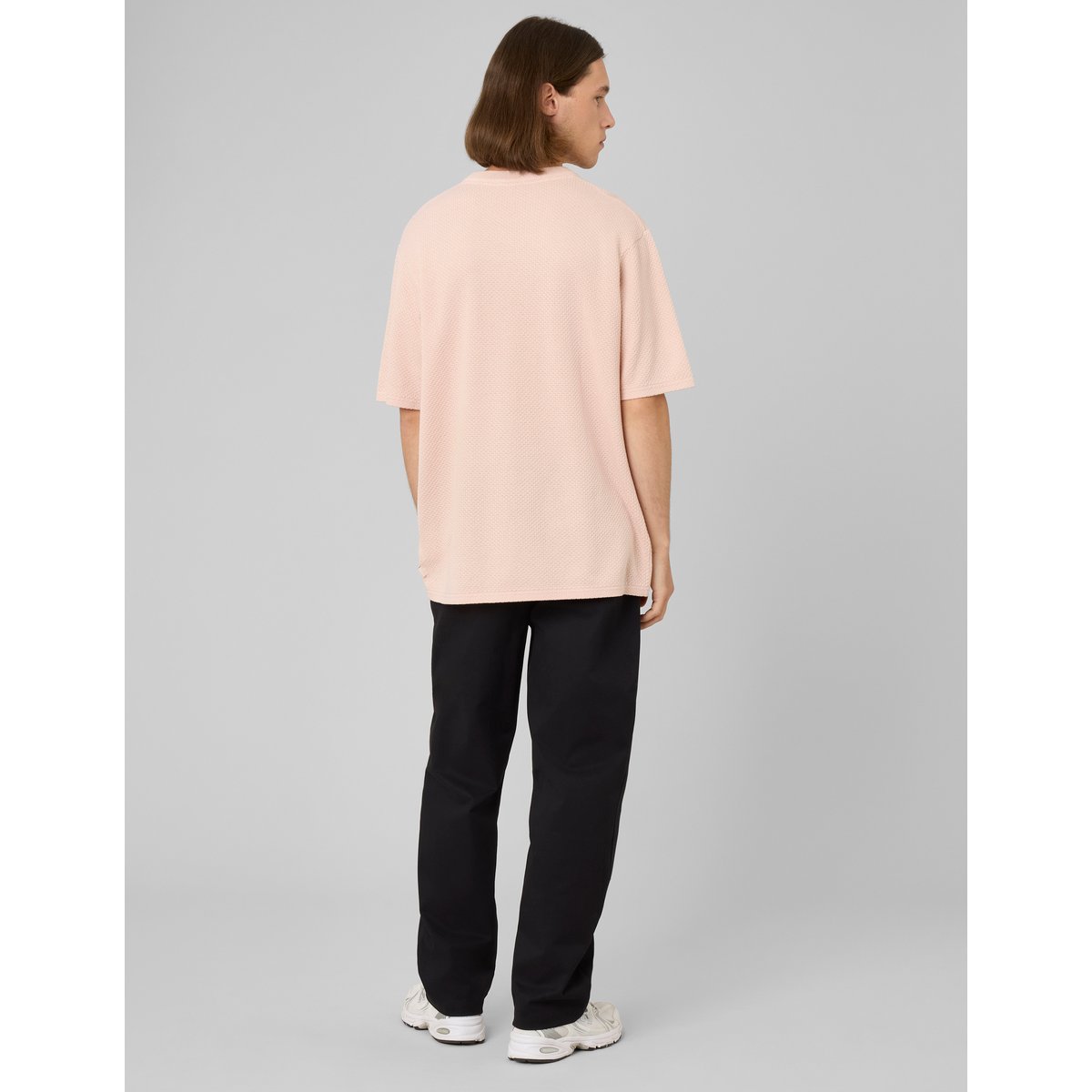 Pantalon chino à pinces noir, BZB