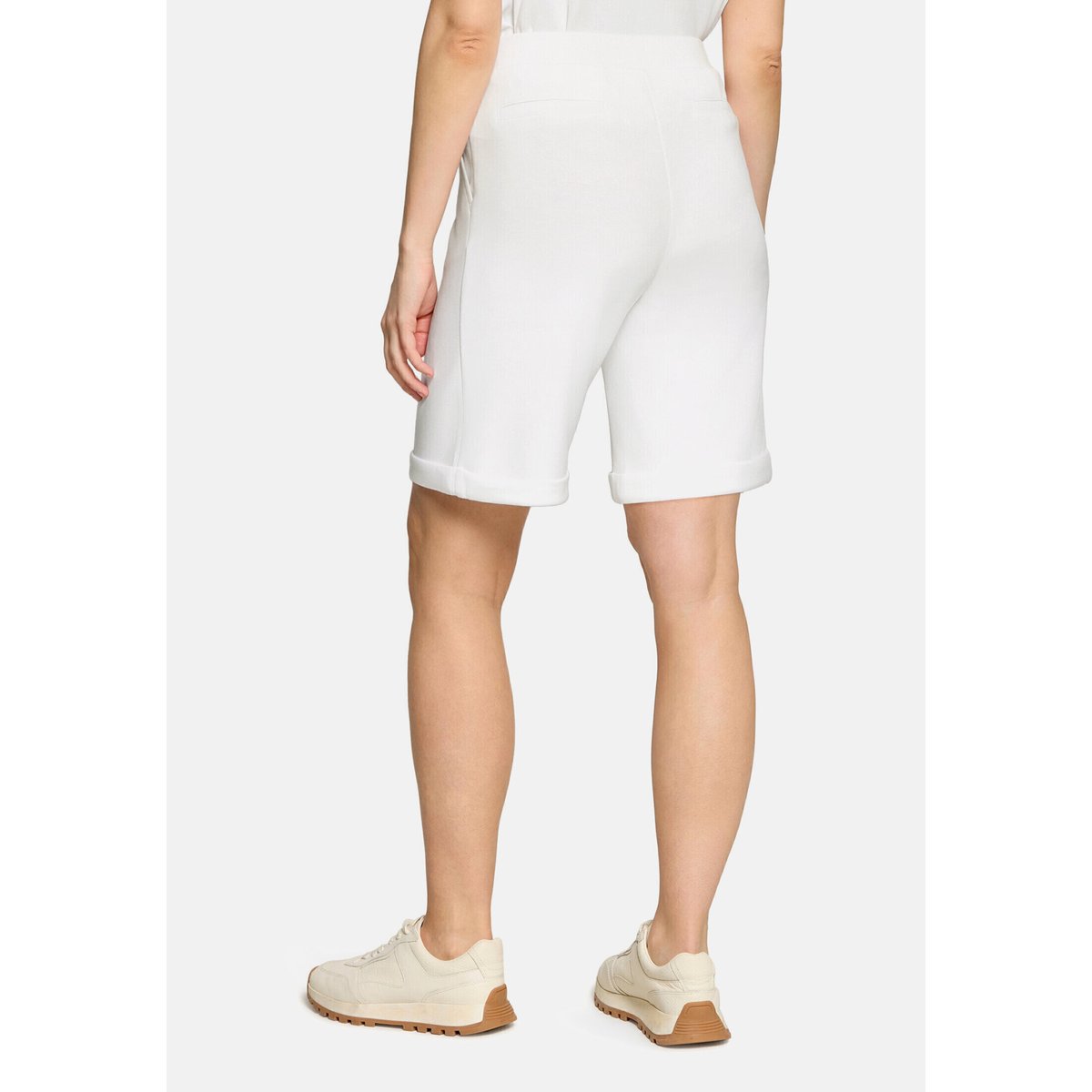 Pantalon à enfiler à poches extérieures blanc, BETTY BARCLAY