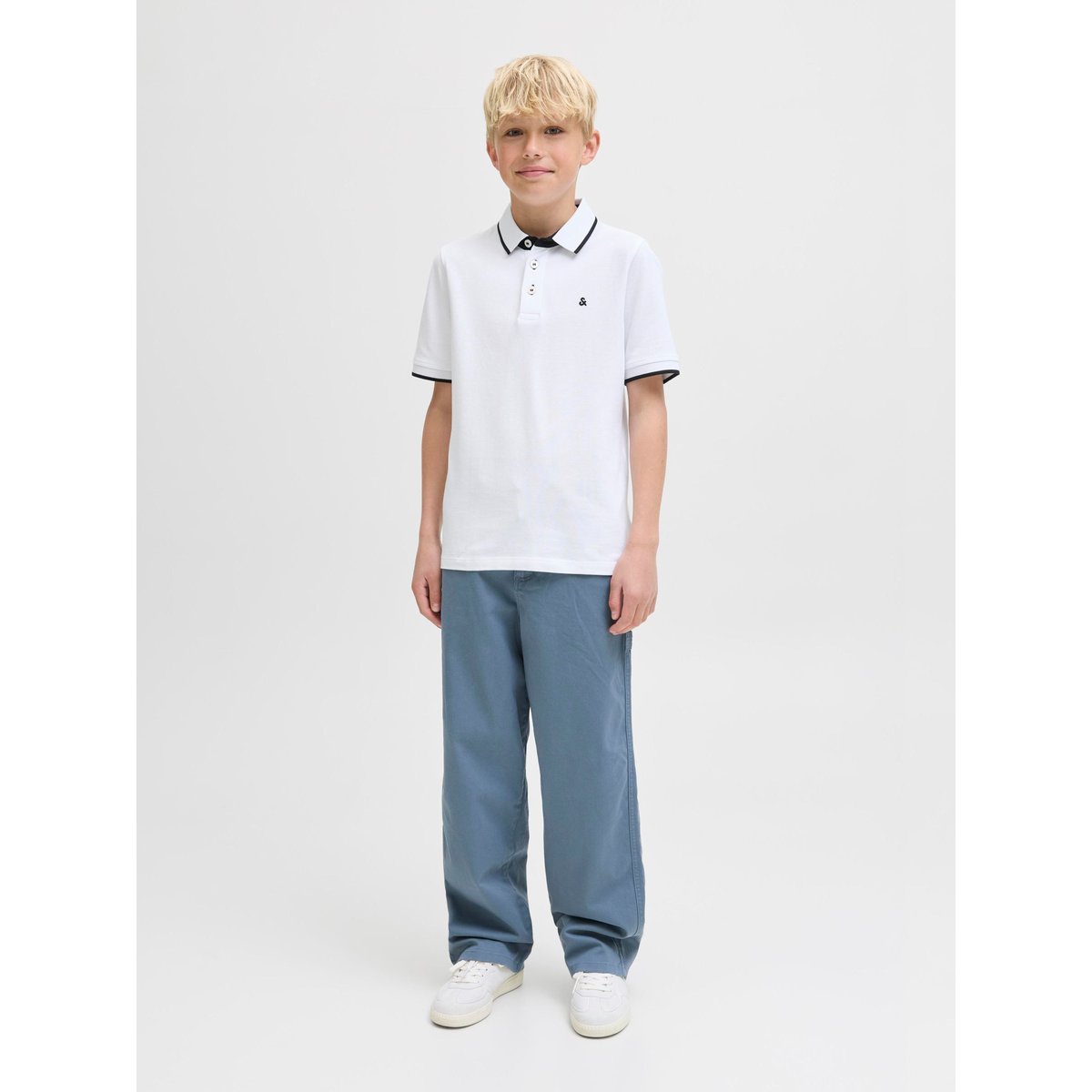Polo white, JACK & JONES JUNIOR