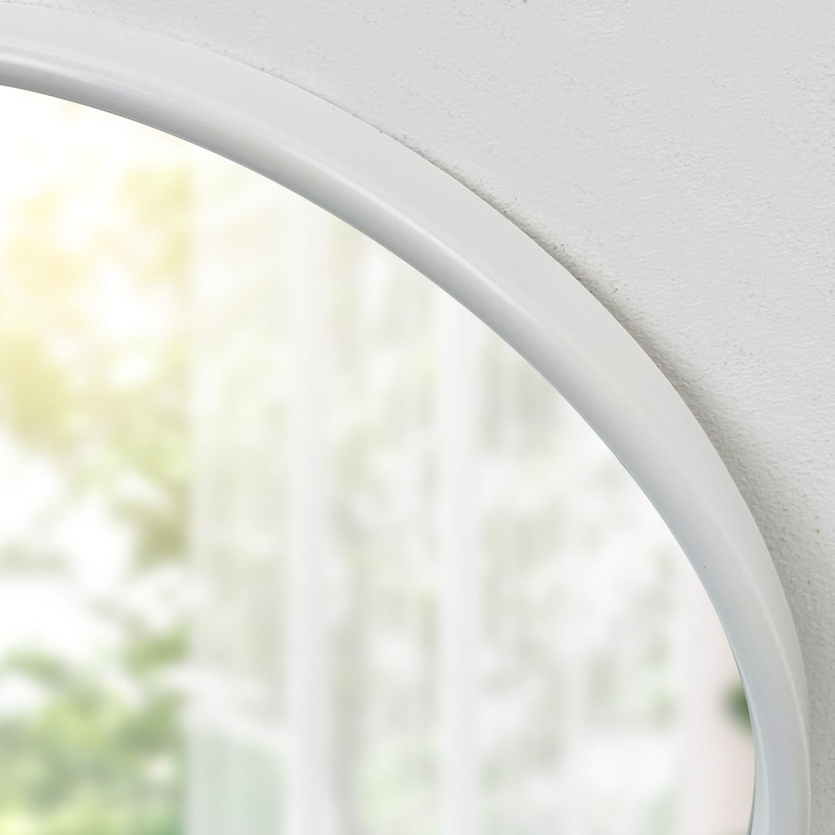 Miroir rond en polypropylène, SWEET blanc, INSPIRE