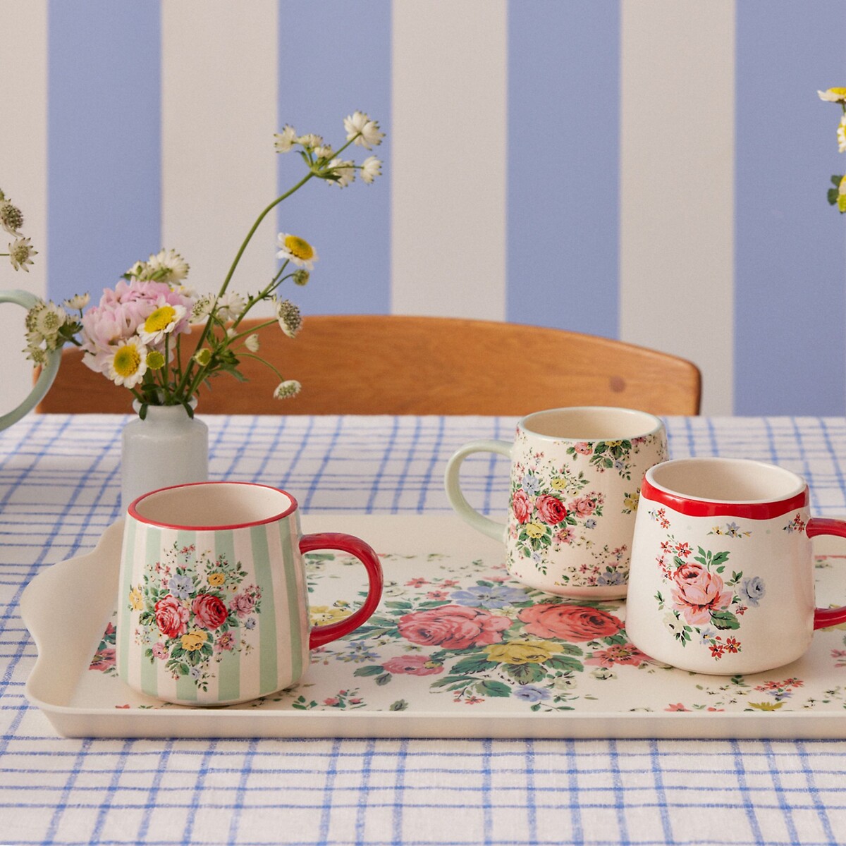 Feels Like Home Hamstead Stripe Billie Mug green, CATH KIDSTON