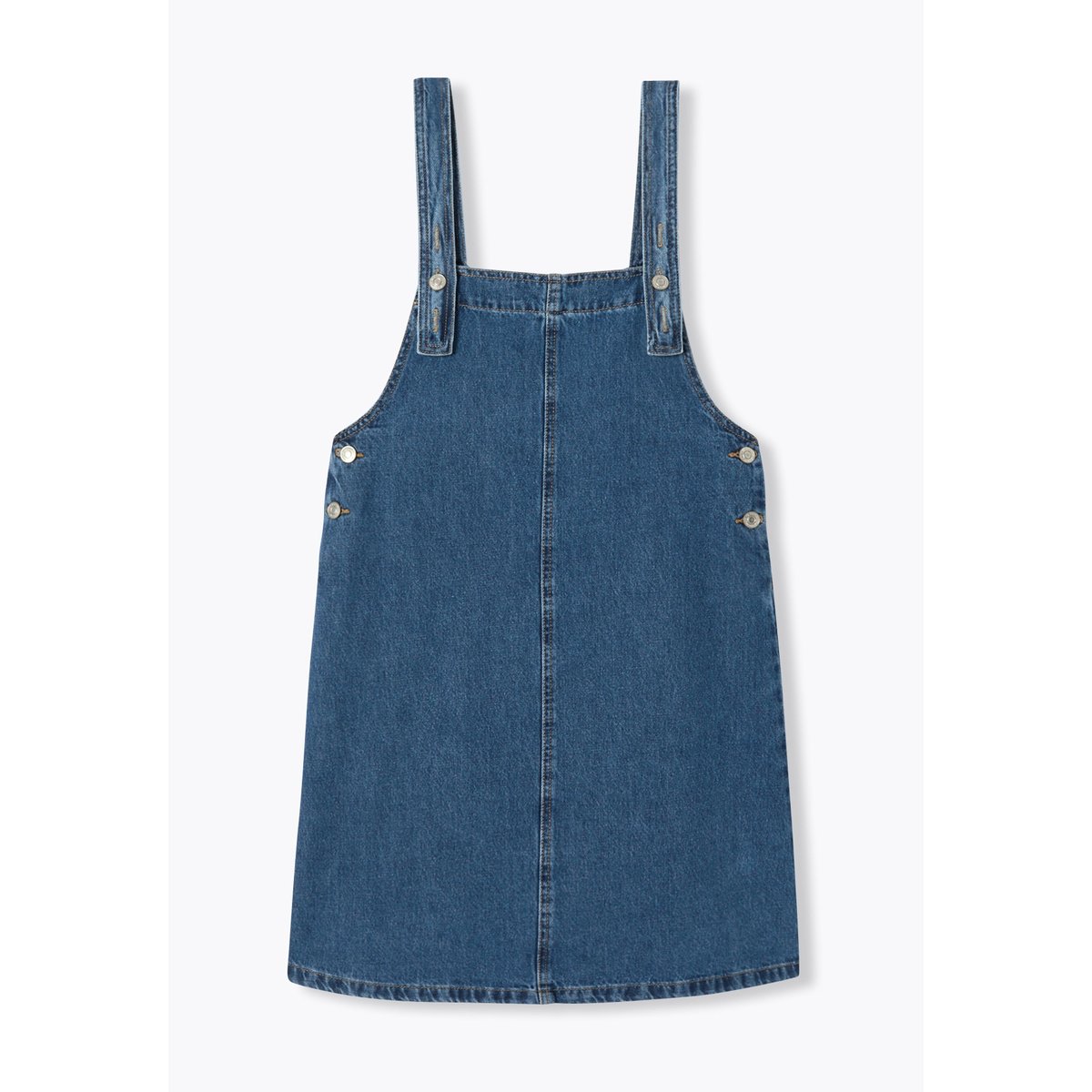 Robe-salopette en jean jean moyen, PROMOD