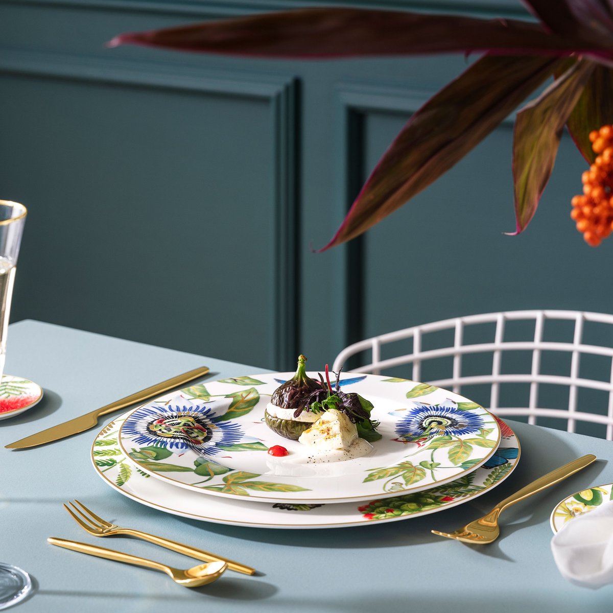 Assiette Gourmet AMAZONIA couleur unique, VILLEROY & BOCH SIGNATURE