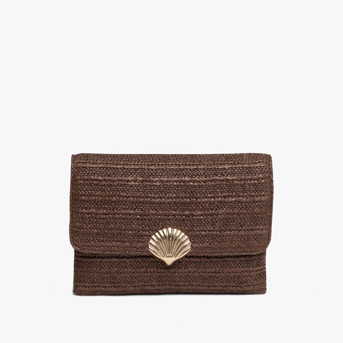Sac Pochette ELEANA chocolat, BOCAGE