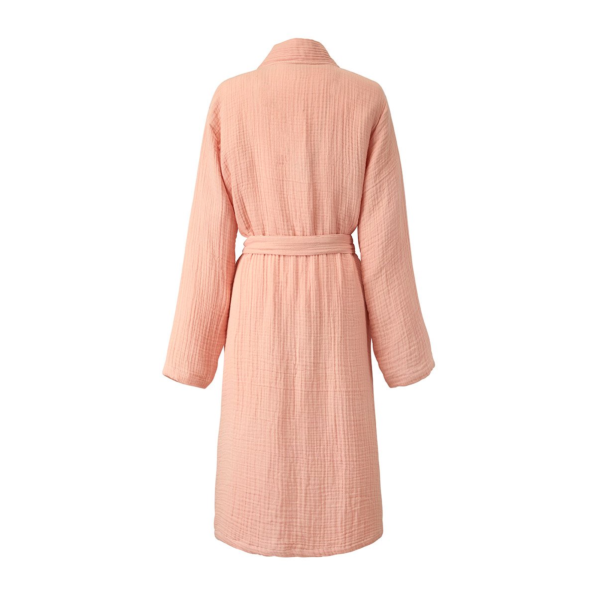 Peignoir long en gaze de coton,EGEE rose, DESFORGES