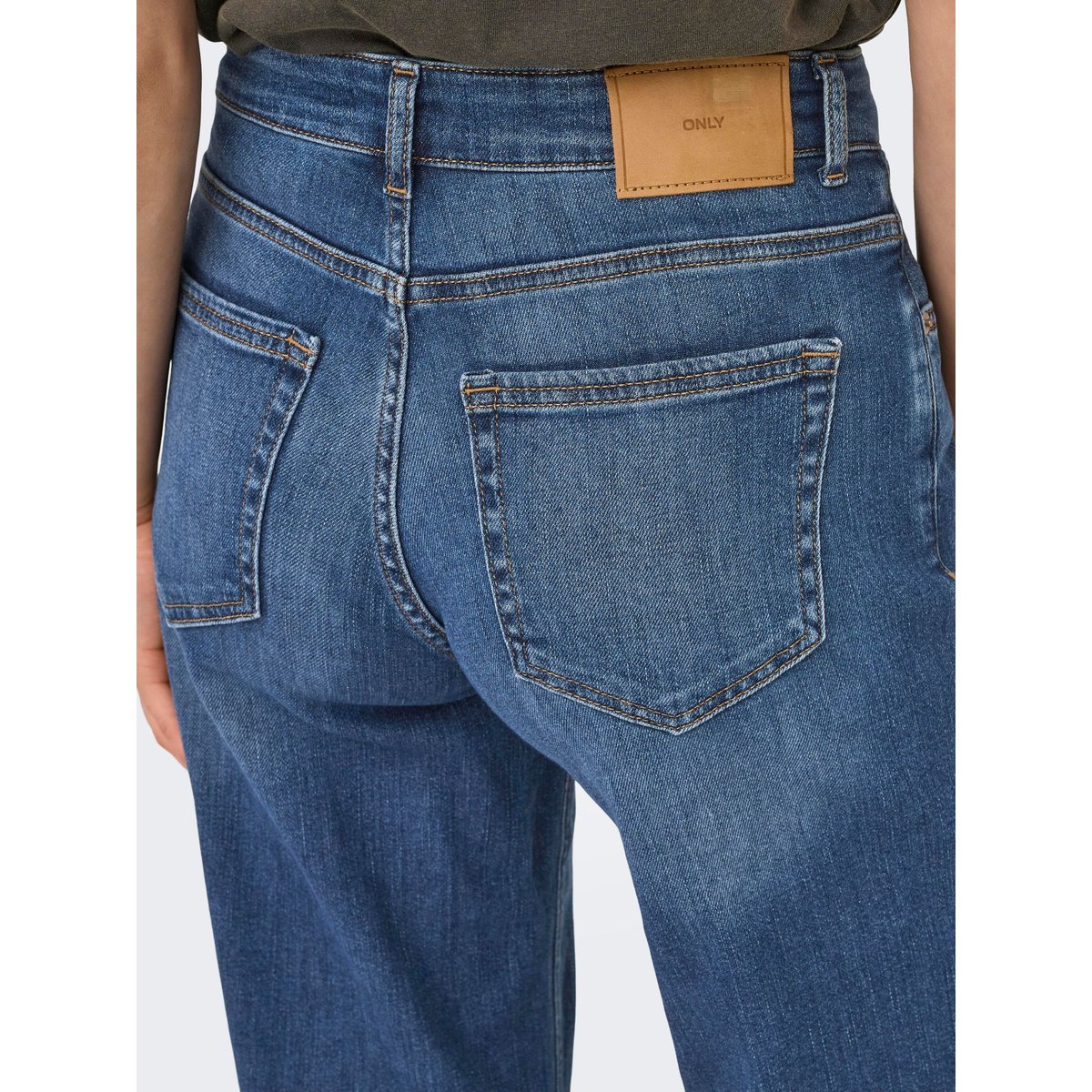 Jean À Jambe Large dark medium blue denim, ONLY