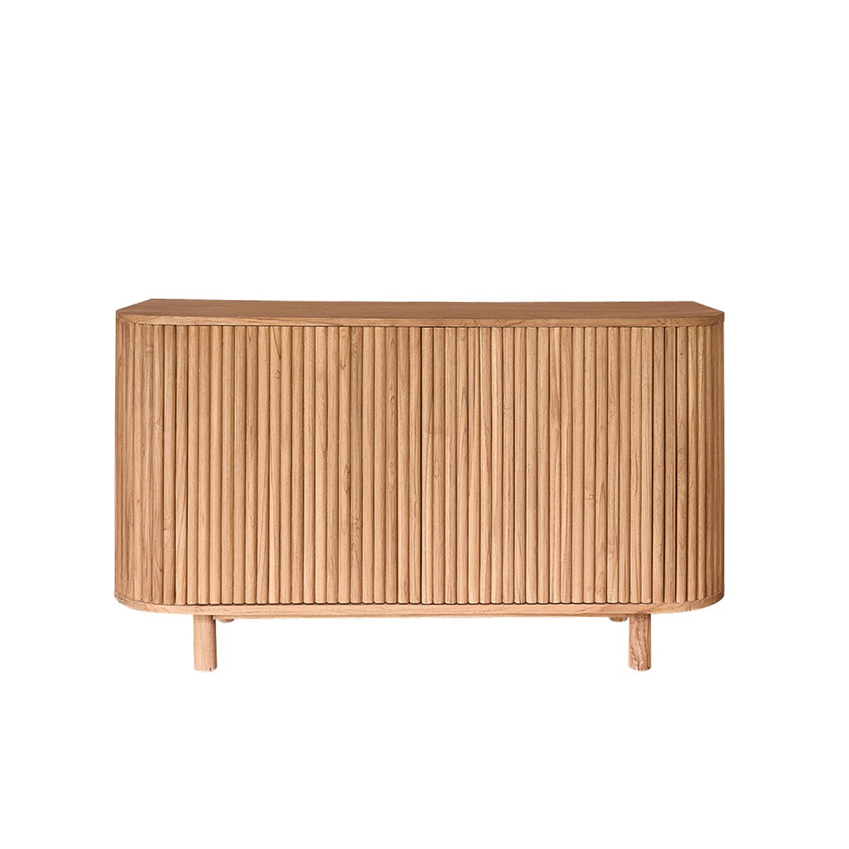 Meuble sous vasque en teck massif 142 cm COLINE naturel, BERAH GETAH