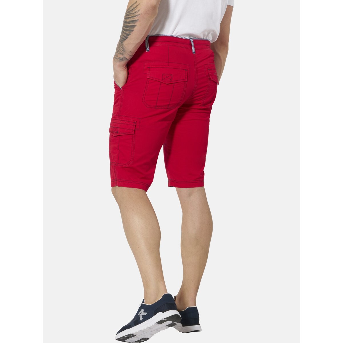 Bermuda cargo SILJAN rouge, JAN VANDERSTORM
