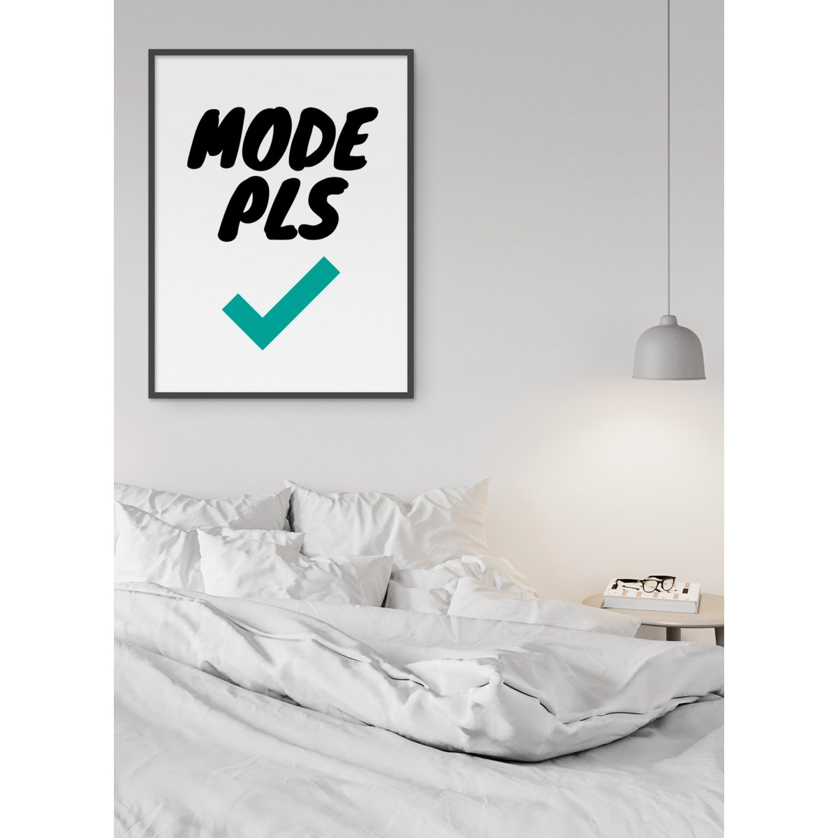 Affiche Mode PLS blanc, L'AFFICHERIE