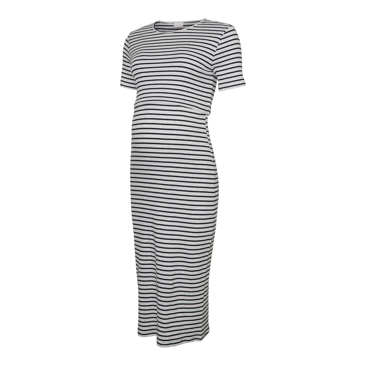 Robe grise - light grey melange, MAMA LICIOUS