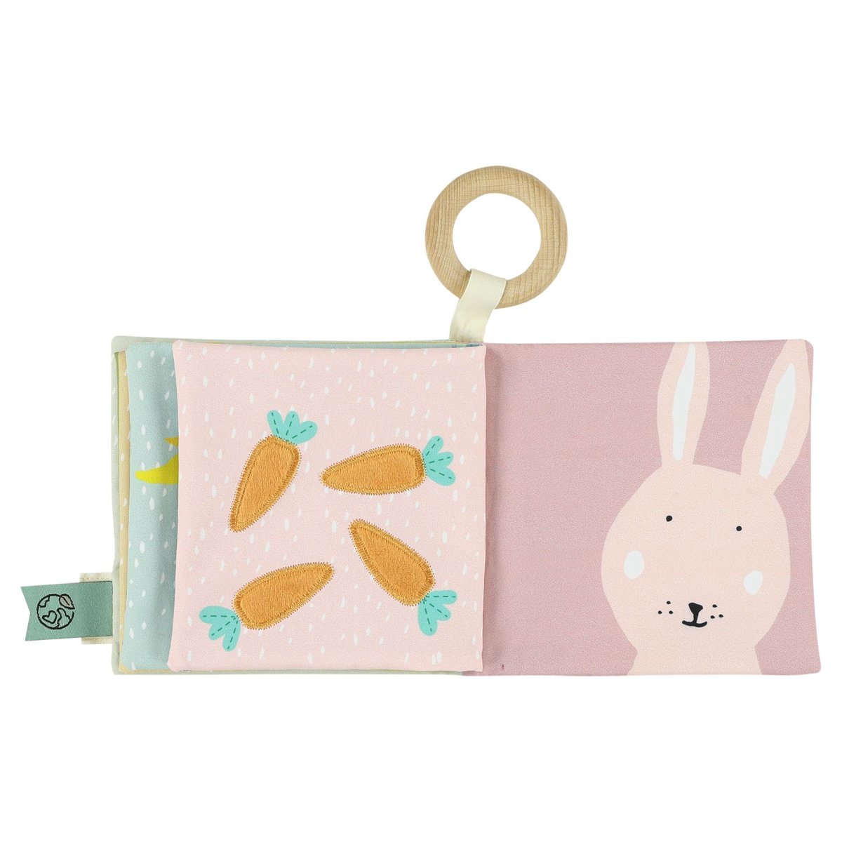 Livre crepitant 4 animaux vert, TRIXIE
