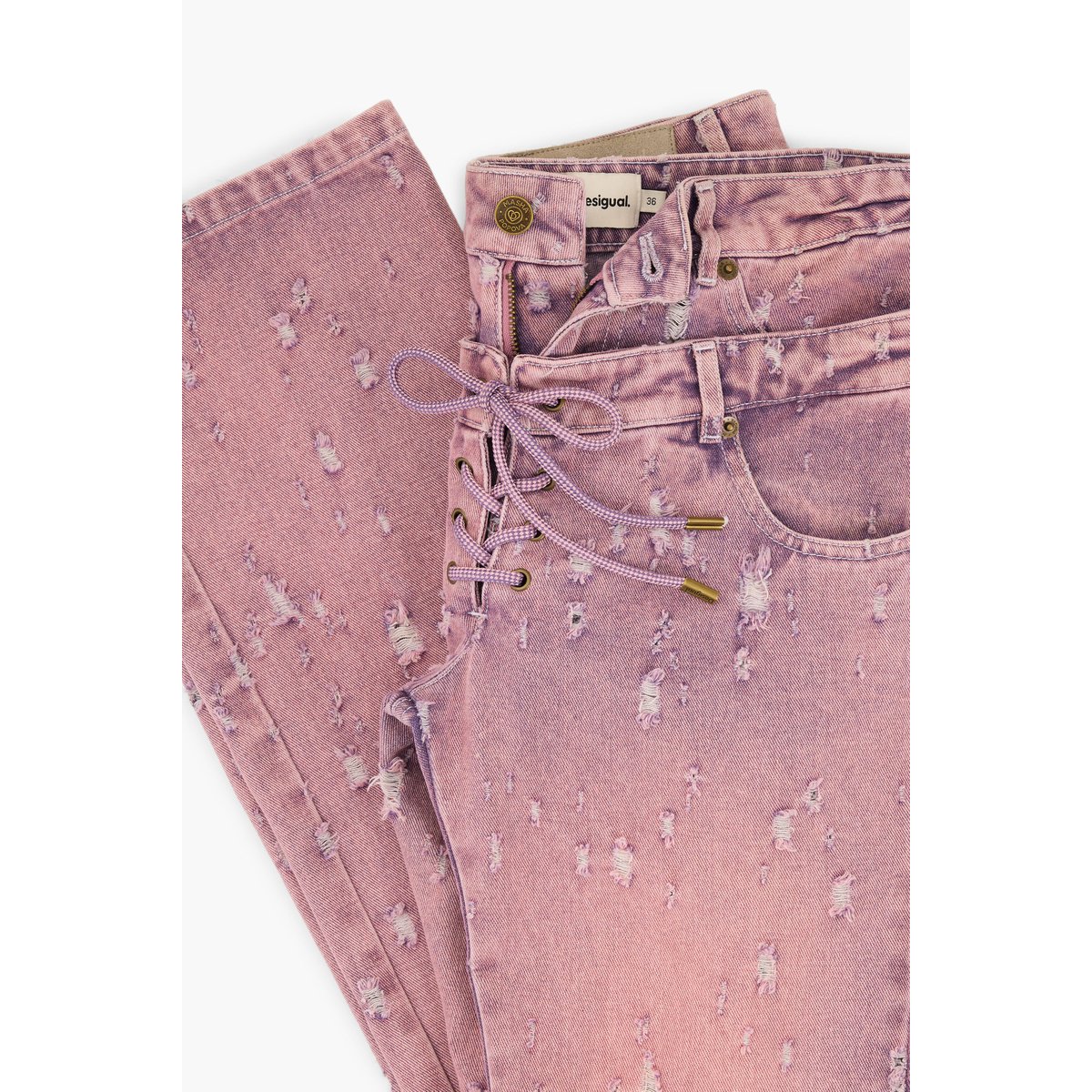Jean Masha Popova rouge, DESIGUAL