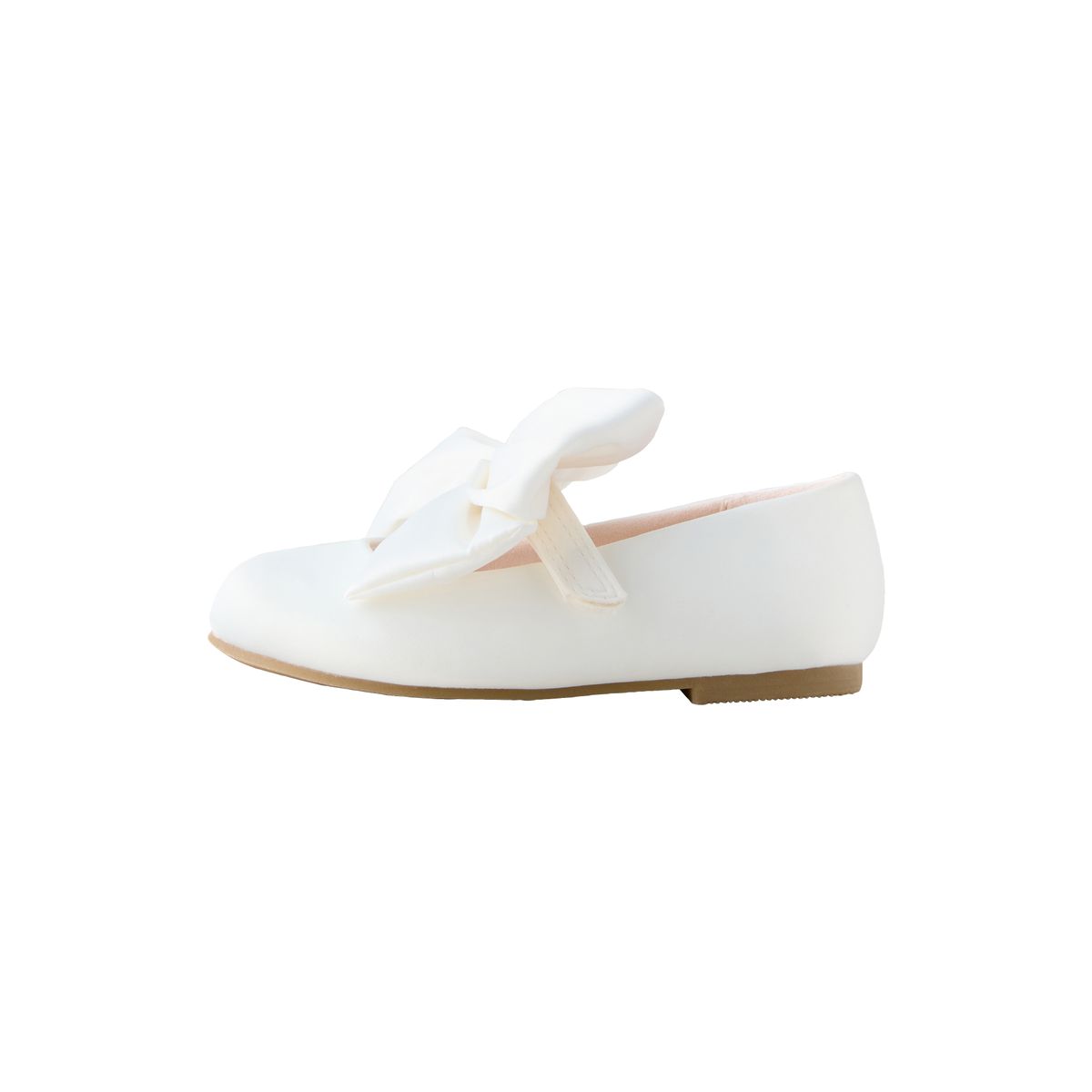 Babies avec fleur et nœud en satin blanc, NEXT
