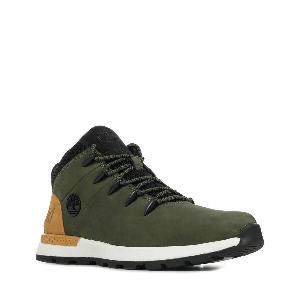 Baskets Sprint Trekker Mid vert olive, noir, marron, TIMBERLAND