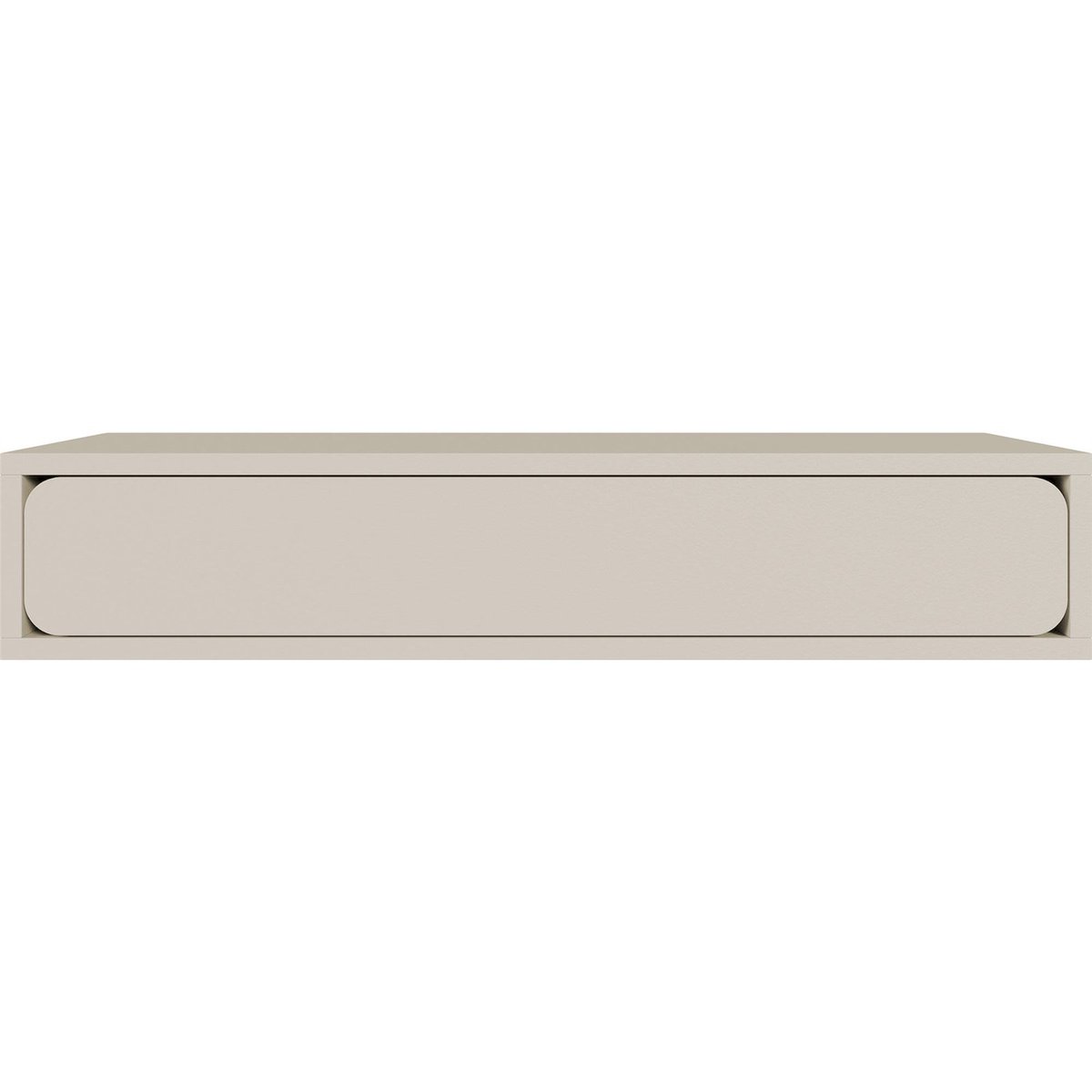 Console murale WUWU avec tiroir gris beige, RECOLLECTION