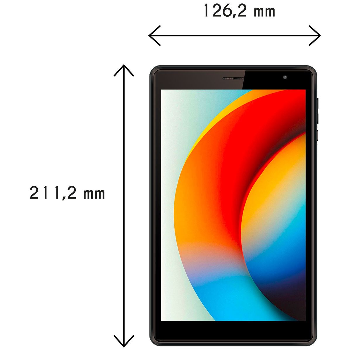 Tablette Android Tab 80 Noir 64Go noir, LOGICOM