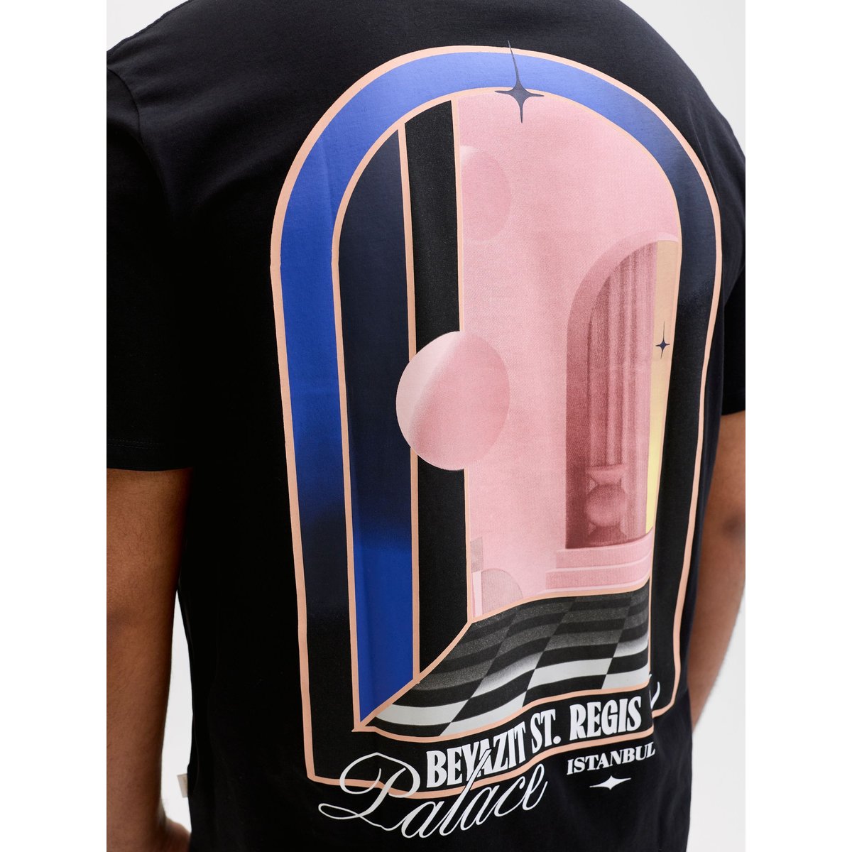 T-Shirt noire - black, JACK & JONES