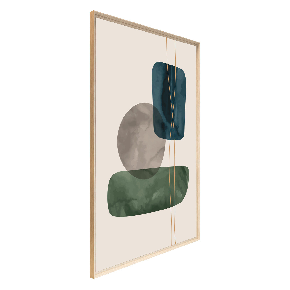 Tableau Mural Encadré Galets Abstraits Zen ABSTRAIT tableaux encadrés, CEANOTHE