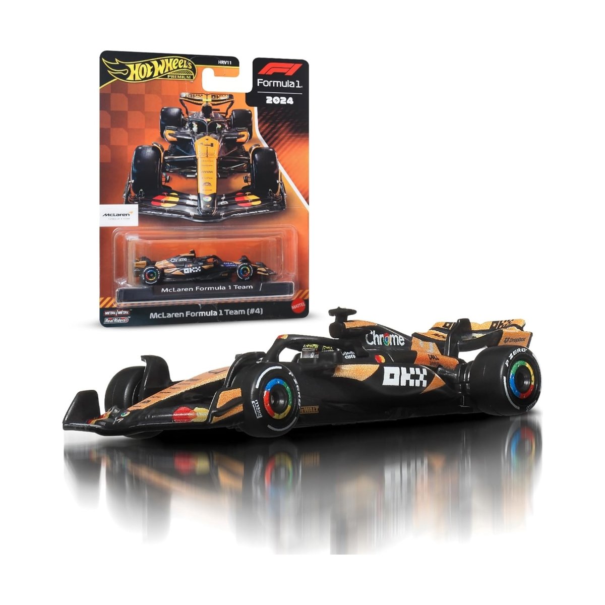 Hot Wheels Voiture de course MC Laren multicolore, MATTEL