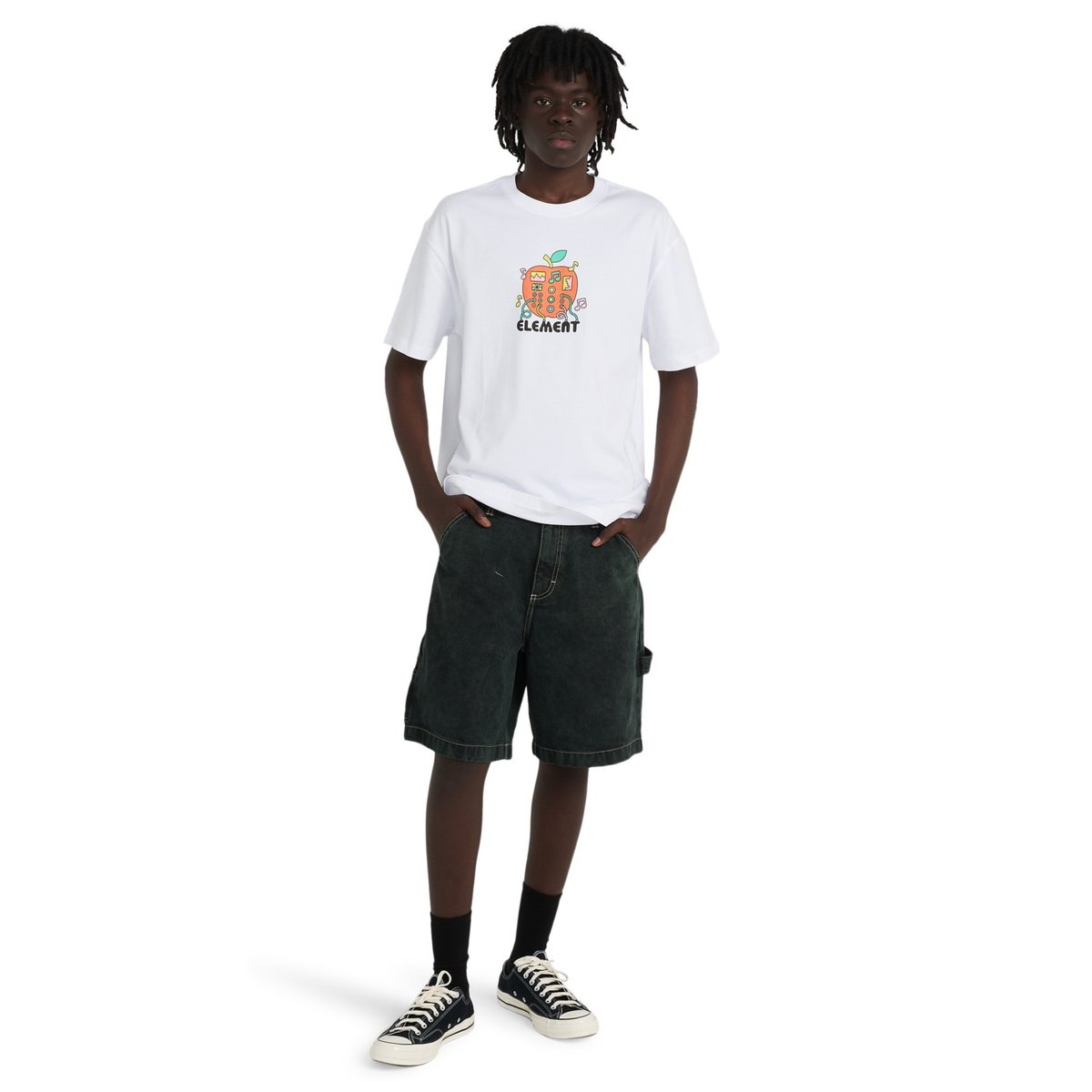 T-Shirt à manches courtes SOUND OF NATURE blanc optic white, ELEMENT