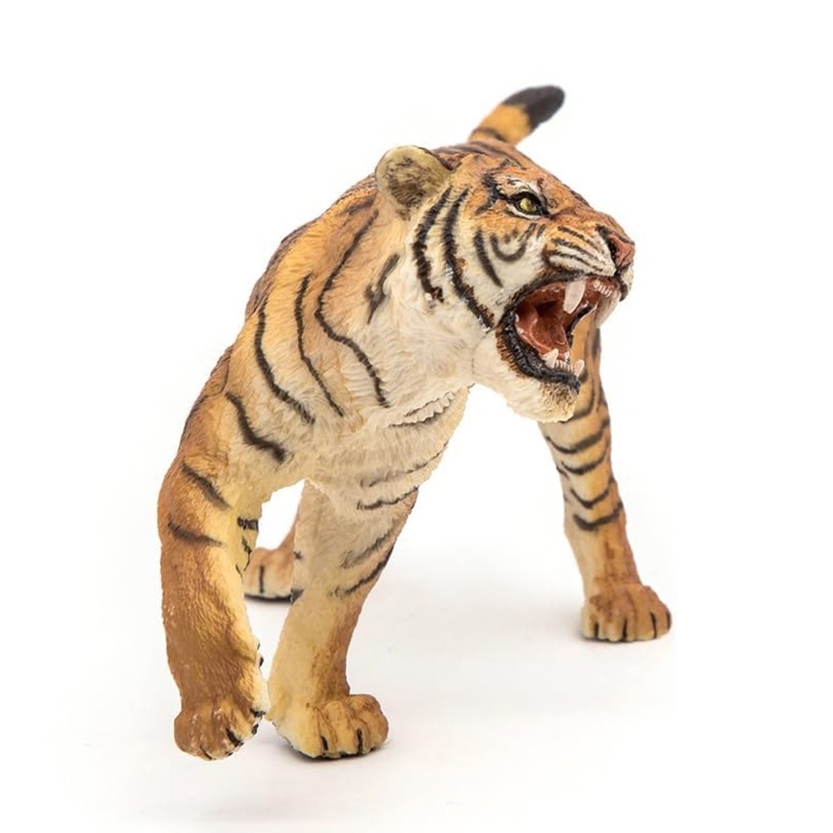Figurine Tigre rugissant marron, PAPO