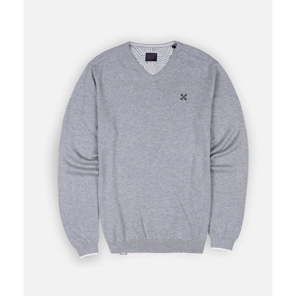 Pull PIVEGA grey heather, OXBOW