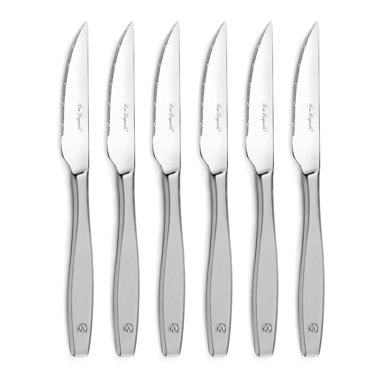 Set 6 couteaux steak - FIGURE acier, LOU LAGUIOLE