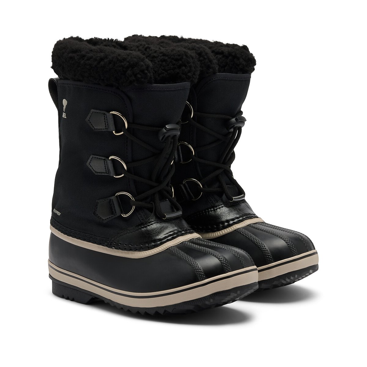 Stivali doposci imbottiti impermeabili YOOT PAC NYLON nero , SOREL