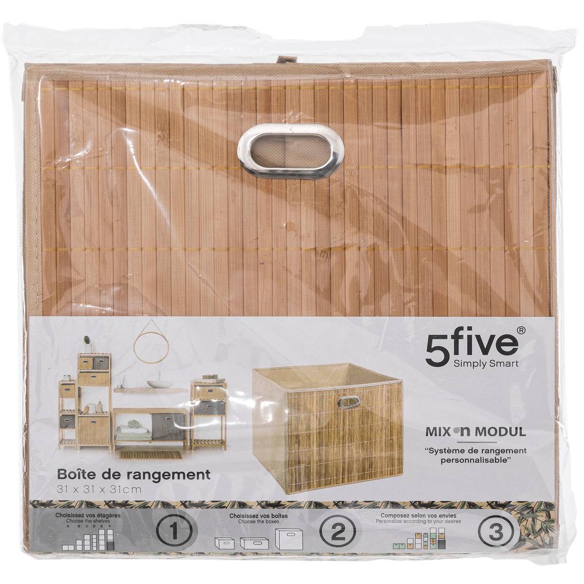 Panier lattes MIX' N MODUL marron, 5FIVE SIMPLY SMART