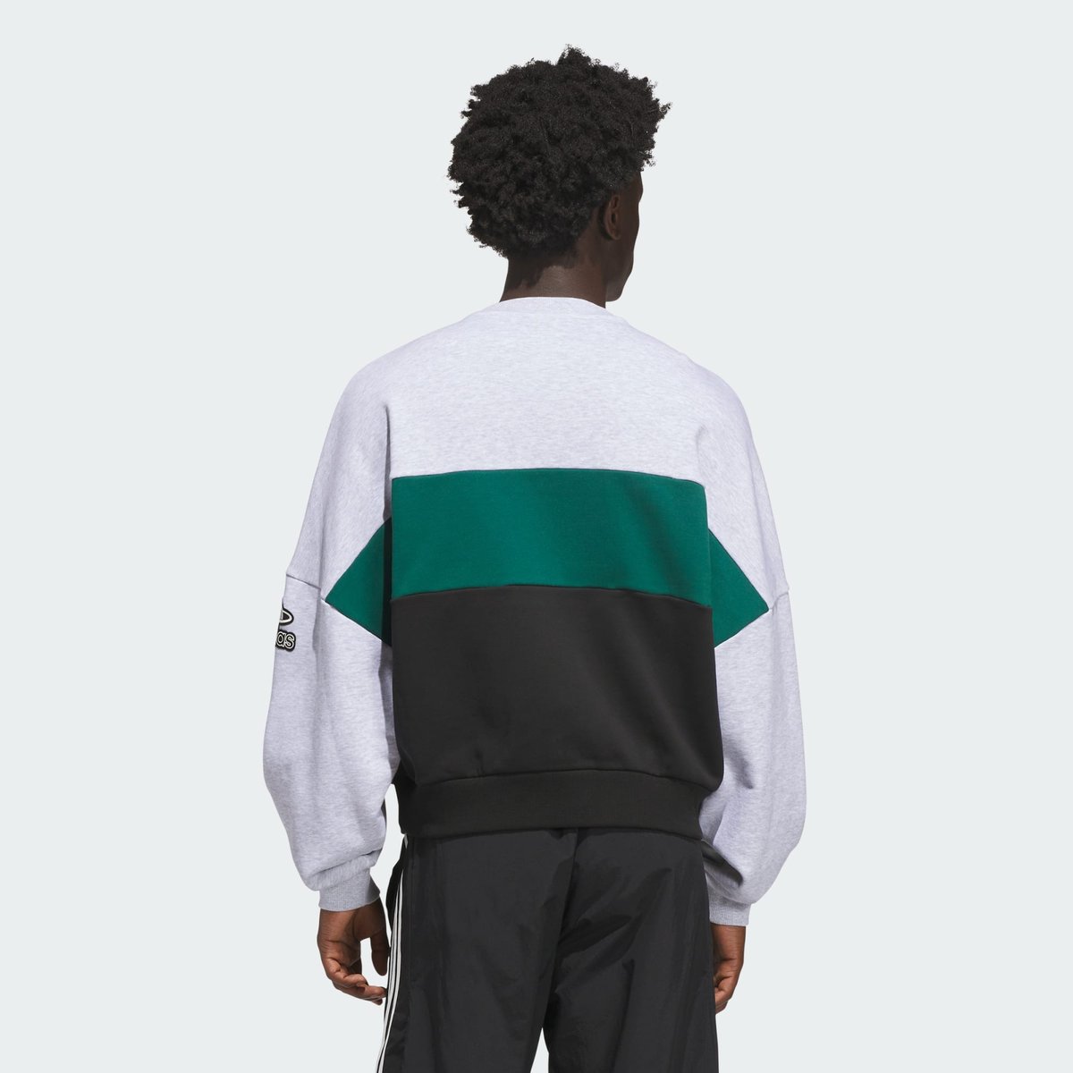 Sweat-Shirt Ras-Du-Cou Originals Varsity Sweat-Shirt Ras-Du-Cou Originals Varsity light grey heather, adidas Originals