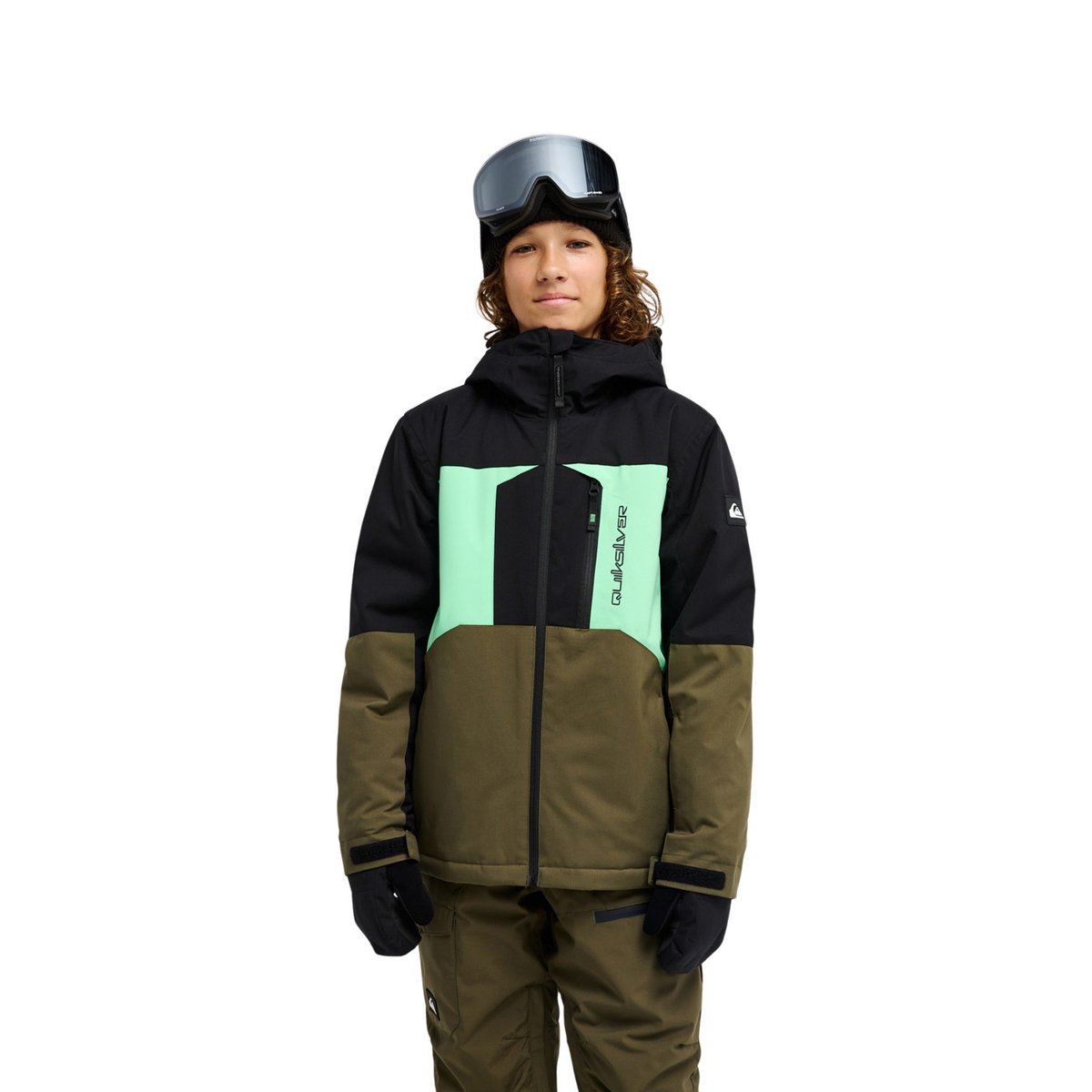 Veste de snow technique DAWSON 10K vert grape leaf, QUIKSILVER