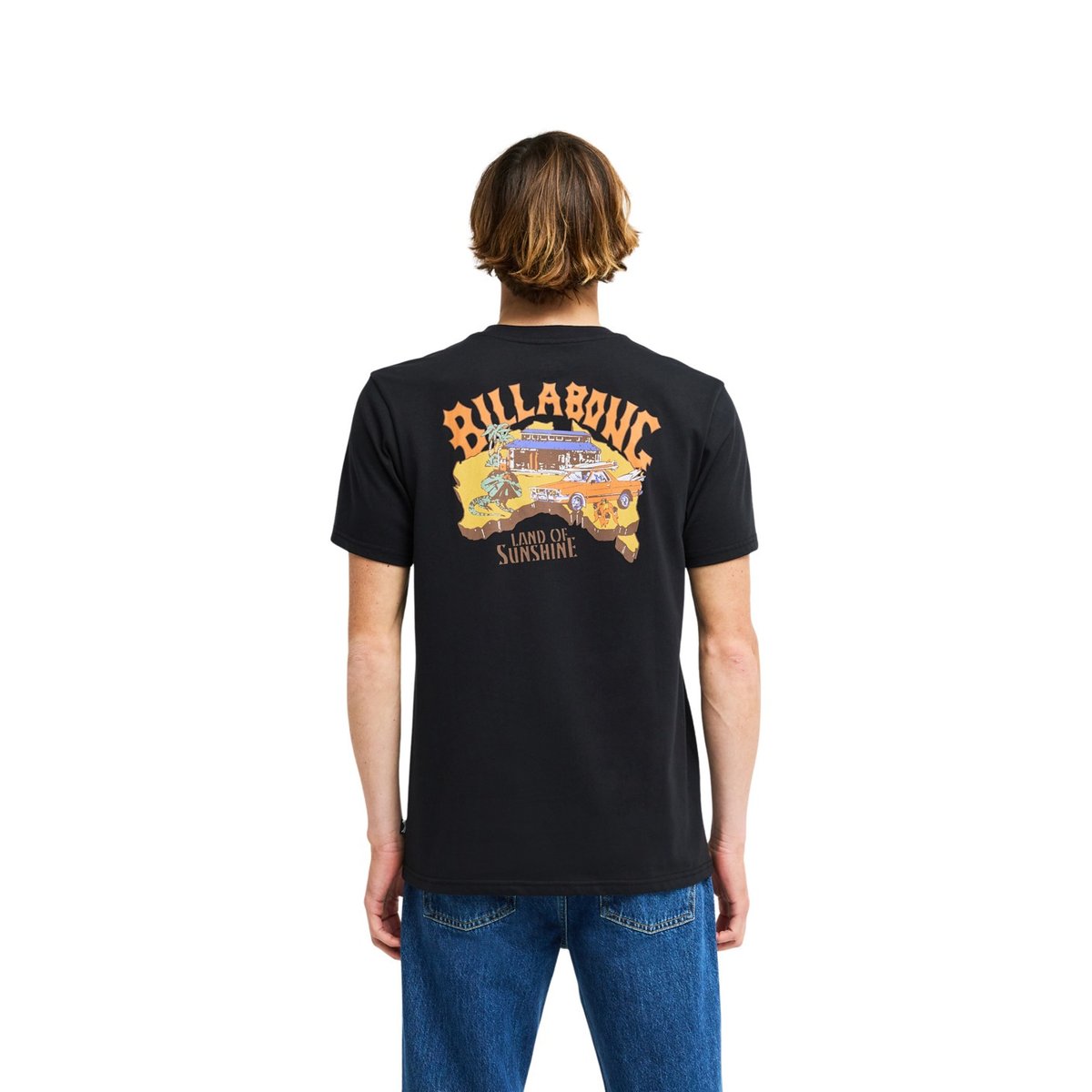 T shirt manches courtes STRAYA noir black, BILLABONG