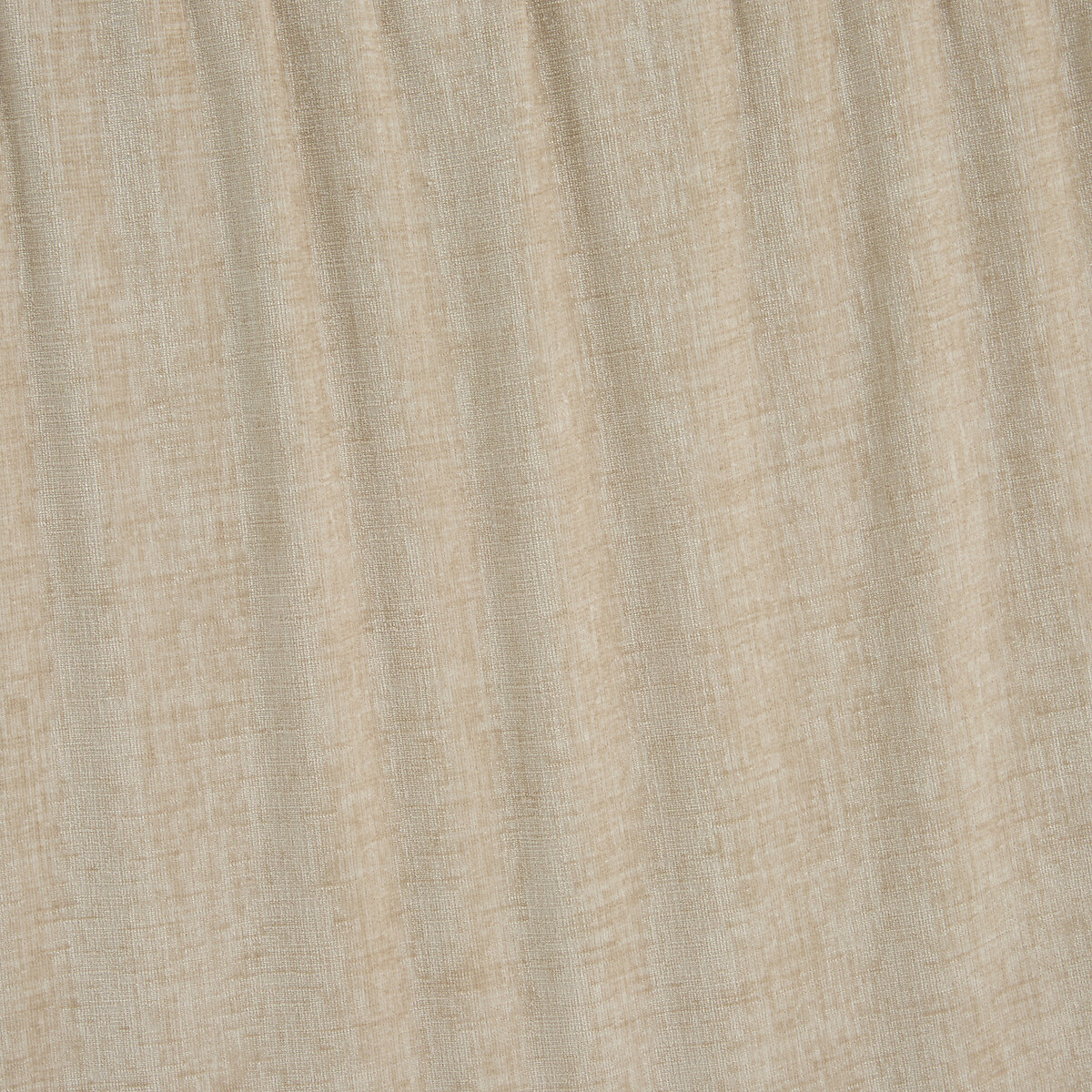 Canapé droit 3 ou 4 places, en chenille flammée, SILVER beige, LA REDOUTE INTERIEURS