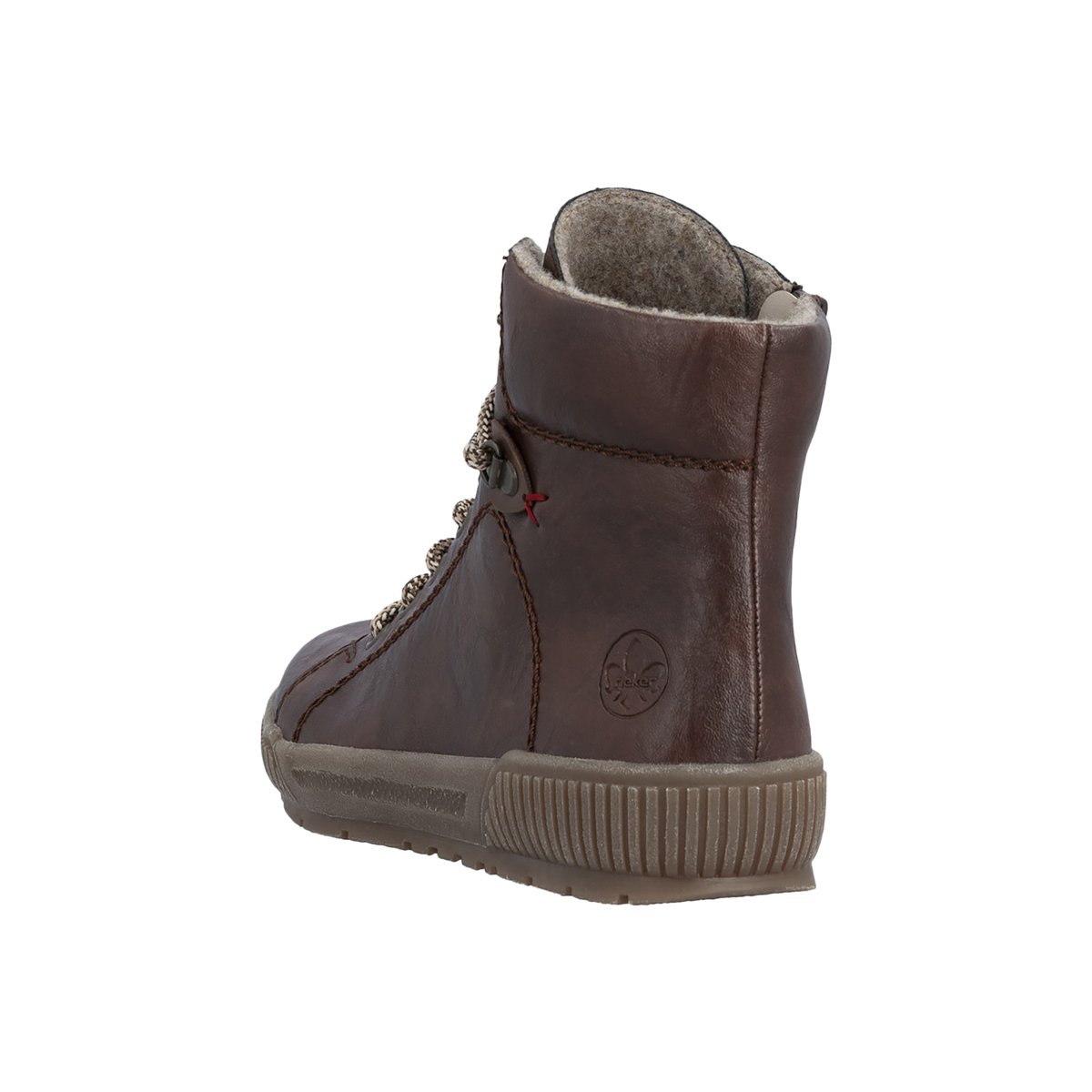 Bottines Cuir Clarino marron, RIEKER