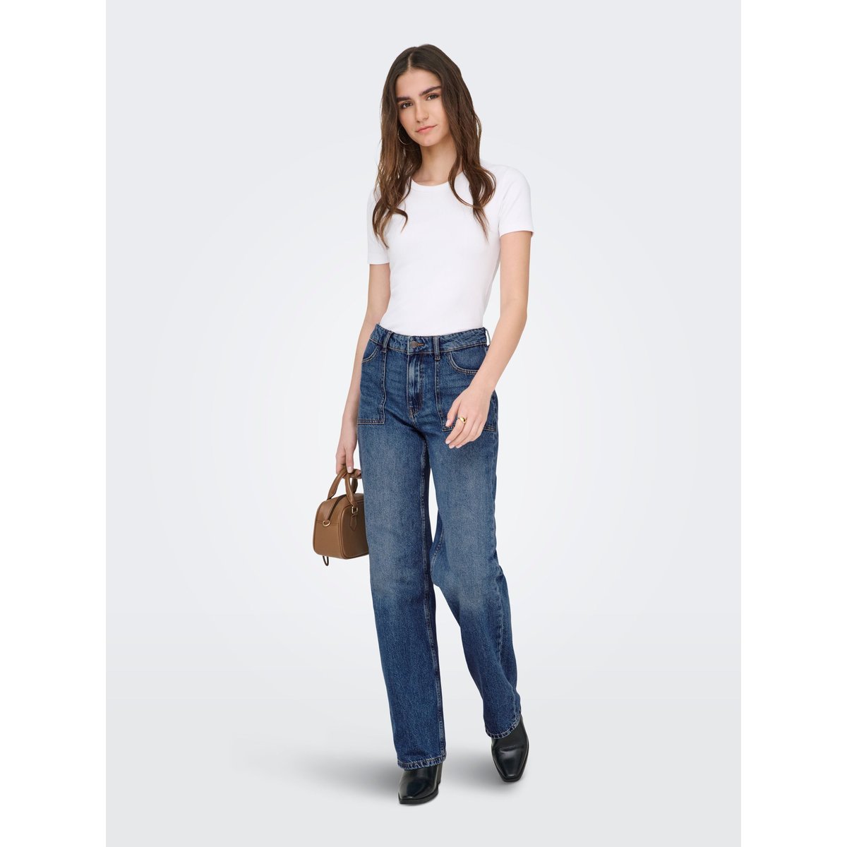 Jean À Jambe Large medium blue denim, JDY