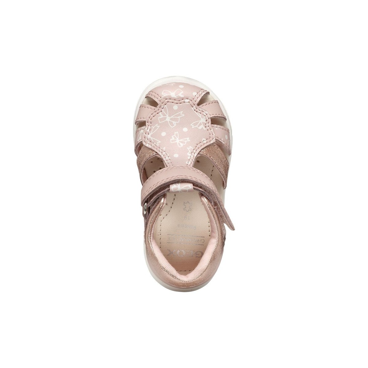 Sandales fermées ZAPITO, premiers pas rose pale, GEOX