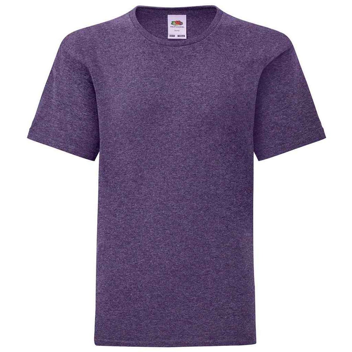 T-shirt ICONIC violet, FRUIT OF THE LOOM