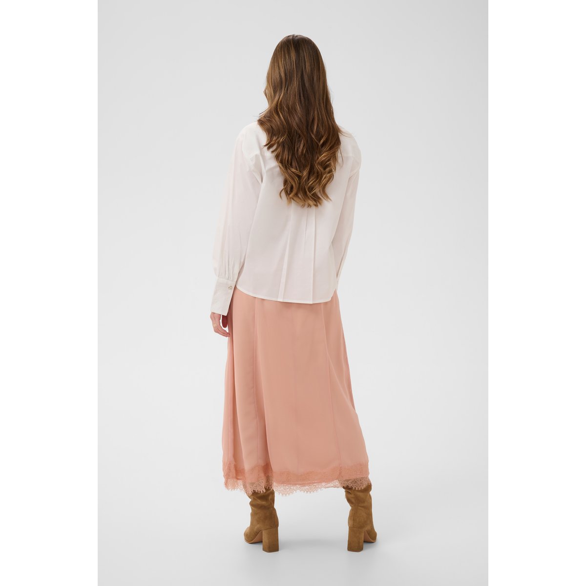 Chemise à manches longues blanc snow white, CREAM