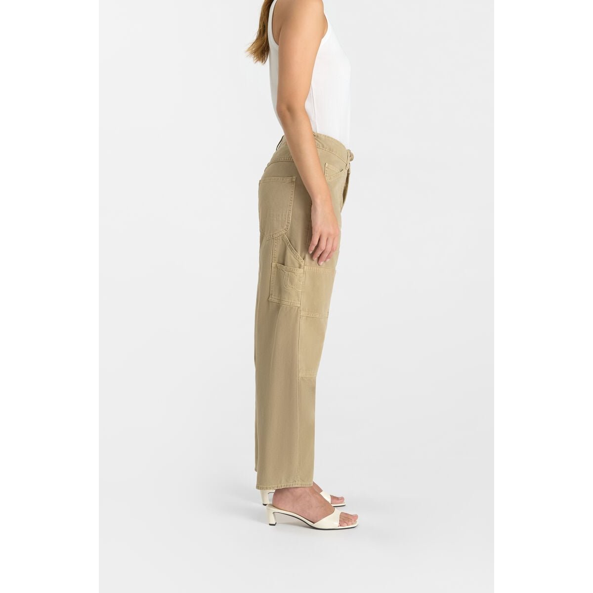 Pantalon loose, large en jeans MADIE croissant, LE TEMPS DES CERISES