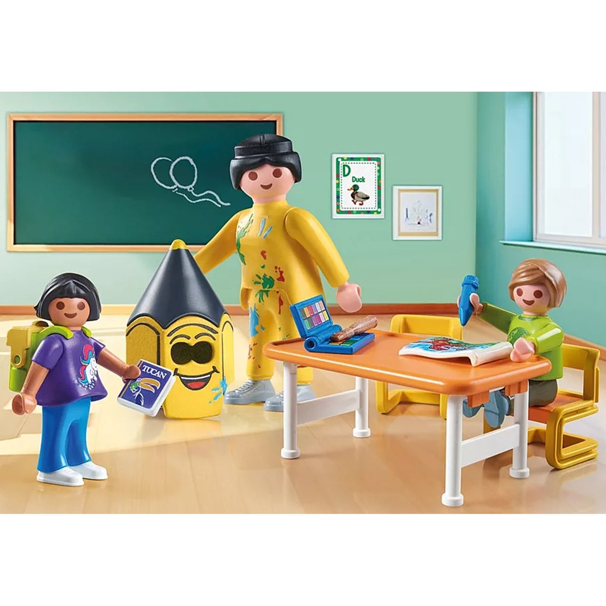 Premier jour d'école multicolore, PLAYMOBIL