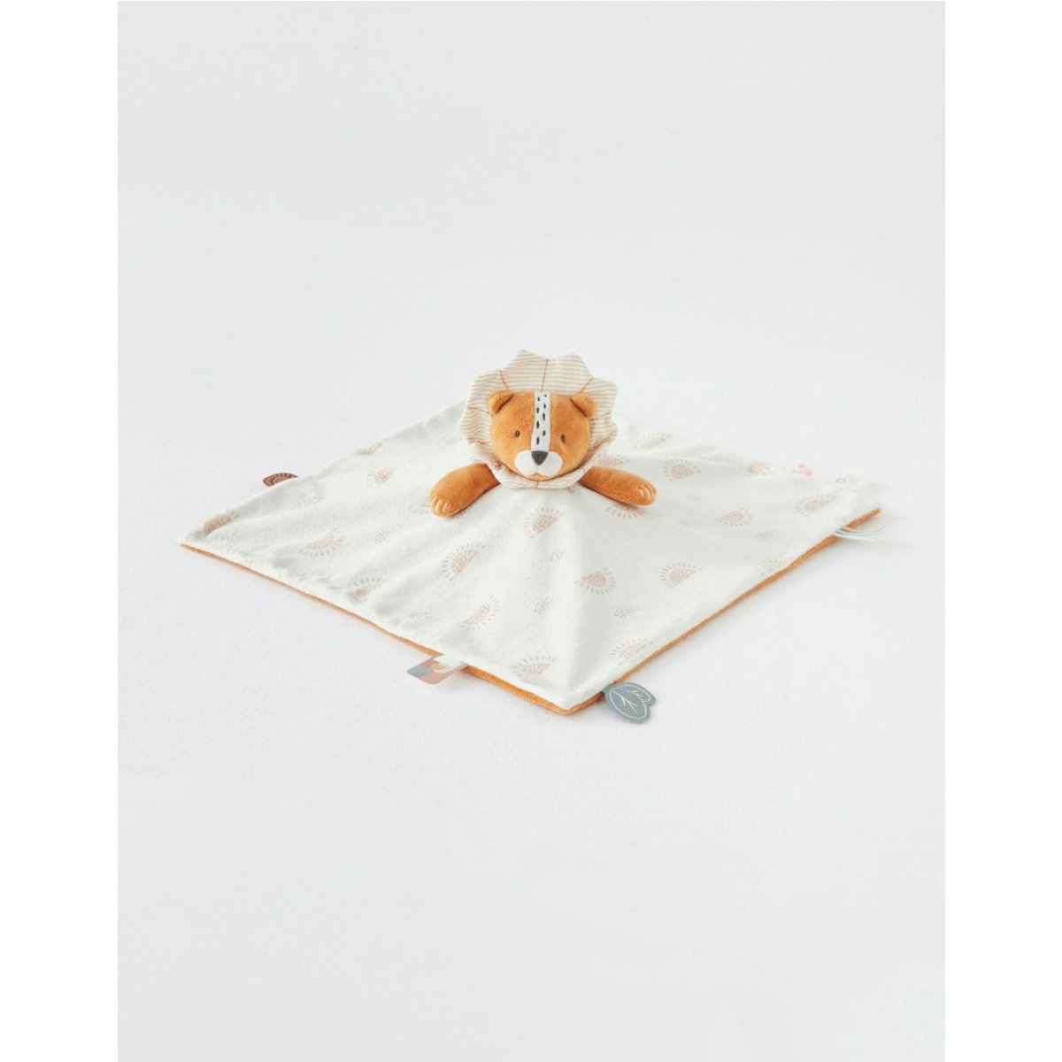 Doudou jour & nuit Babou, caramel/écru blanc, NOUKIE'S