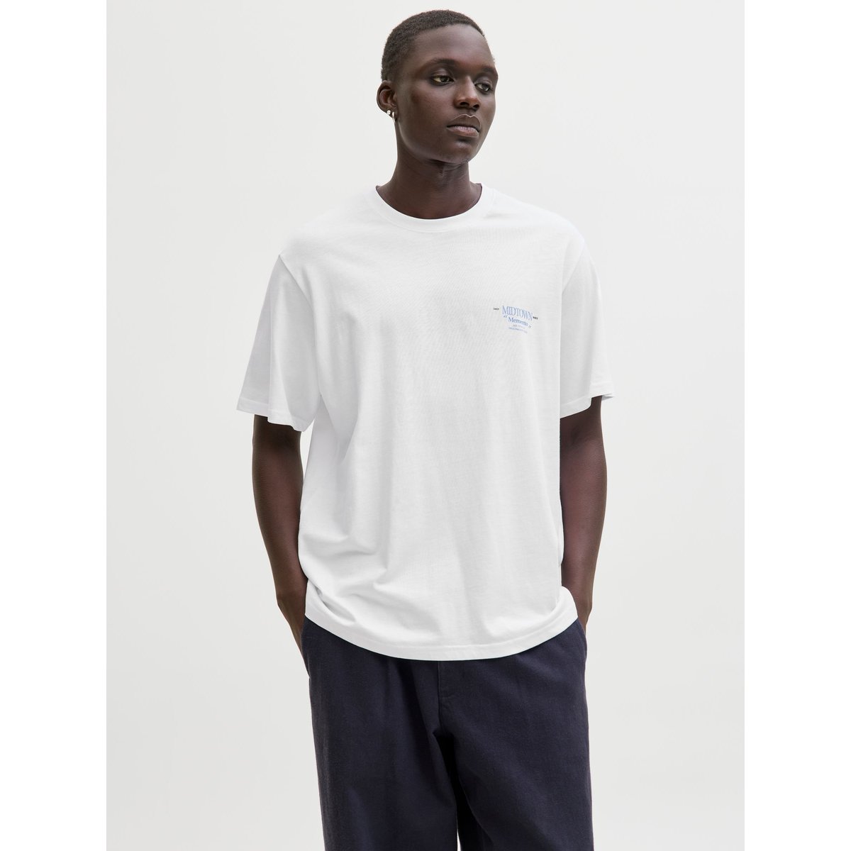 T-Shirt bright white, JACK & JONES