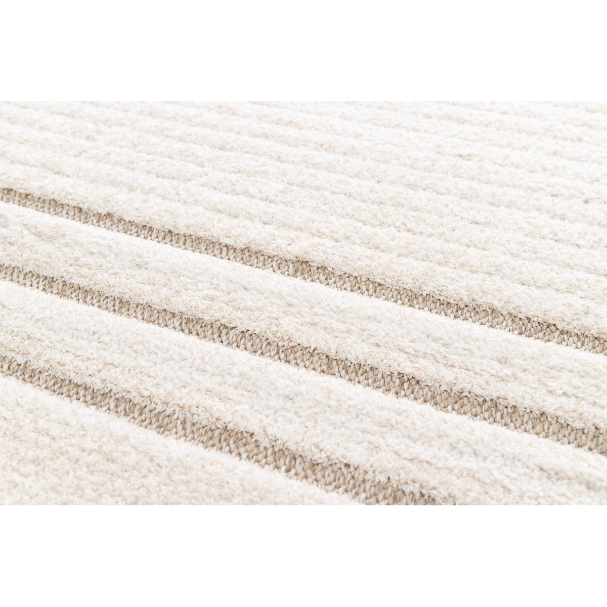 Tapis design avec effet relief ESMEE beige sable, AFK LIVING